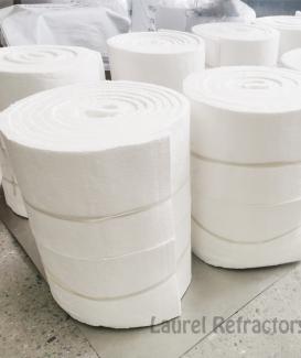 Flexible White Ceramic Fiber Blanket in Industrial Furnace Wall Lining